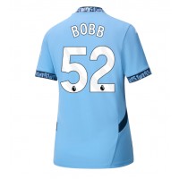 Maglie da calcio Manchester City Oscar Bobb #52 Prima Maglia Femminile 2024-25 Manica Corta